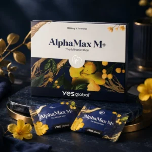 AlphaMax M+ men's wellness mint candy box