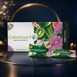 ColonGuard fibre and probiotic cleanse sachets box