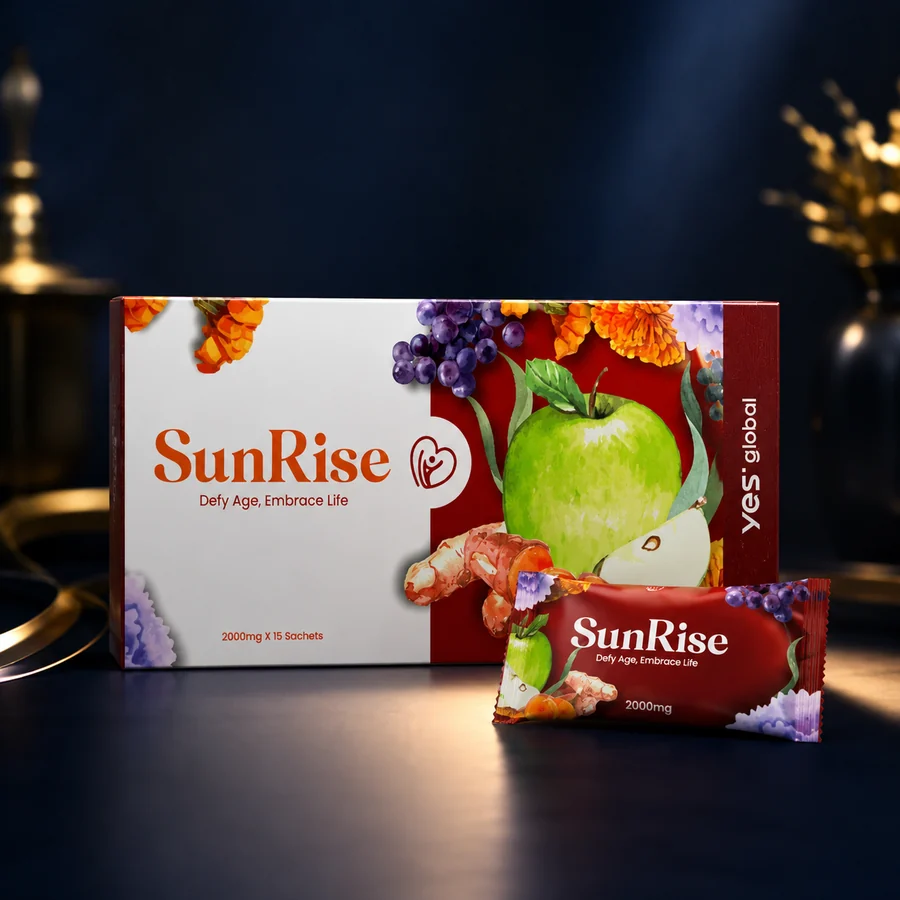 SunRise plant stem cell food supplement box with sachet